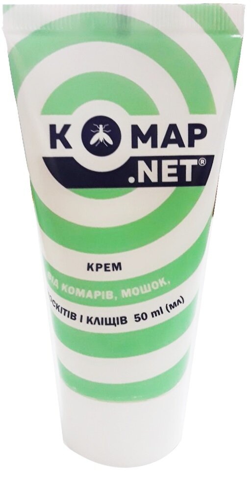 Крем Комар NET від комарів, мошок, москітів та кліщів, 50 мл