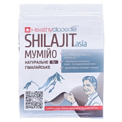 Мумійо очищене Екосвіт Shilajit по 5 г в пак.