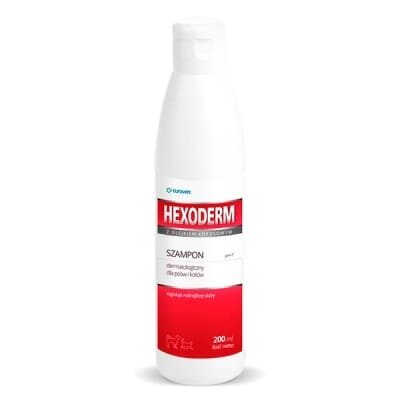 Шампунь Eurowet Hexoderm з хлоргексидином 3% для собак та котів, 200 мл