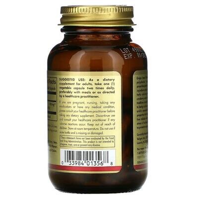 Виноградних кісточок екстракт Solgar Grape Seed Extract 100 мг вег. капсули №60