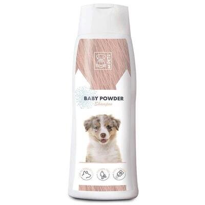 Шампунь M-Pets Baby Powder для всіх типів шерсті собак всіх порід, з ароматом дитячої присипки, 250 мл