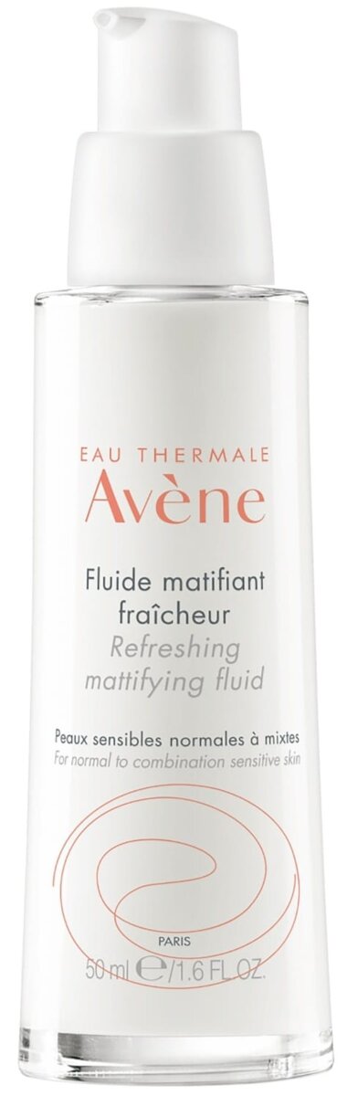 Флюїд для обличчя Avene освіжаючий матуючий для нормальної та комбінованої шкіри, 50 мл