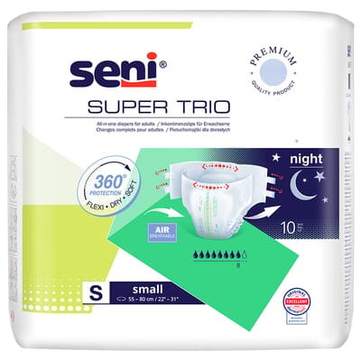 Підгузки для дорослих Seni Super Trio small, розмір S, 10 штук
