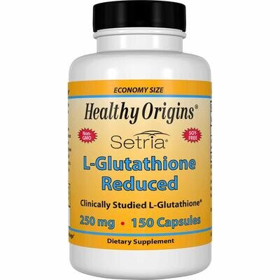 Глутатіон Healthy Origins Setria L-Glutathione Reduced 250 мг, 150 капcул