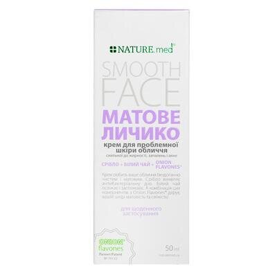 Крем для обличчя NATURE.med Матове личико для шкіри схильної до жирності, запалень і акне, 50 мл