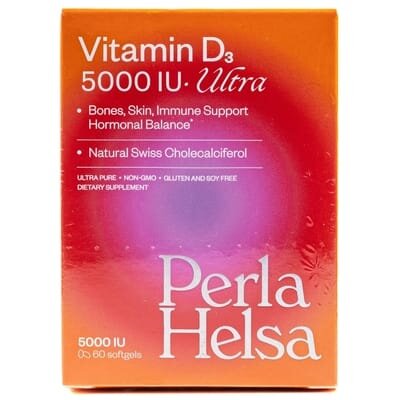 Вітамін Д3 5000 МО Perla Helsa Ultra капсули №60