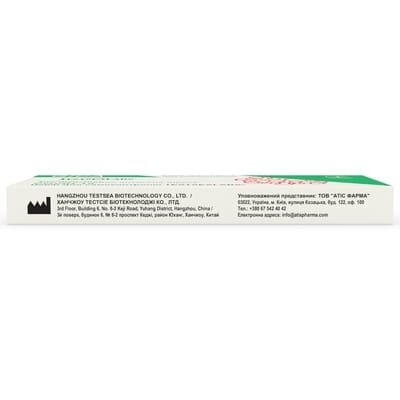 Тест-експрес мазок із носоглотки Testsealabs Covid-19 Antigen Cassette для виявлення антигену коронавірусу, 1 штука