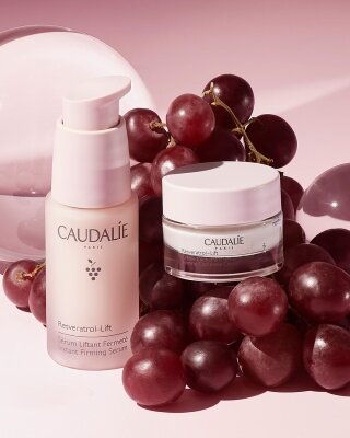 Набір Caudalie Resveratrol Lift Duo Set 2022 (Сироватка для обличчя 30мл, Крем для обличчя 15мл)