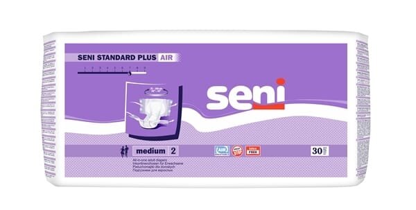 Підгузки для дорослих Seni Standard Plus Air medium, розмір 2, 30 штук