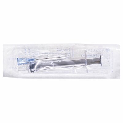 Шприц 2 мл Arterium 3-х компонентний з голкою 23G (0,6 мм x 25 мм), 1 штука
