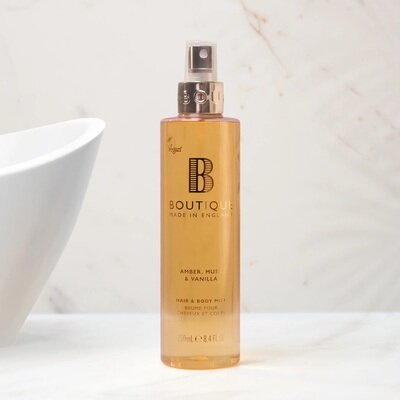 Міст для тіла та волосся Boutique Amber, Musk & Vanilla, 250 мл