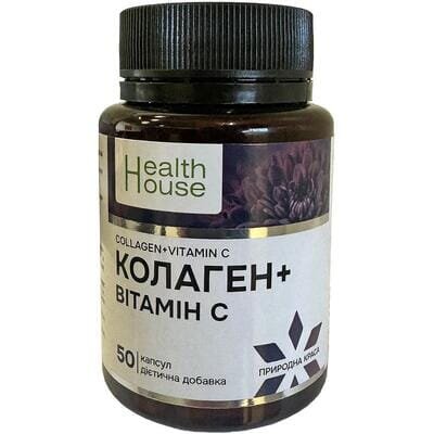 Колаген + Вітамін C Health House капсули №30