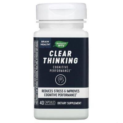 Здоров'я мозку та ясність мислення Nature's Way Clear Thinking, 40 капсул