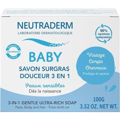Мило дитяче Neutraderm Baby ніжне 3 в 1, 100 г