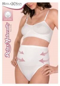 Бандаж-труси післяпологові Relaxsan RelaxMaternity Slim, артикул 5200, білі, розмір S