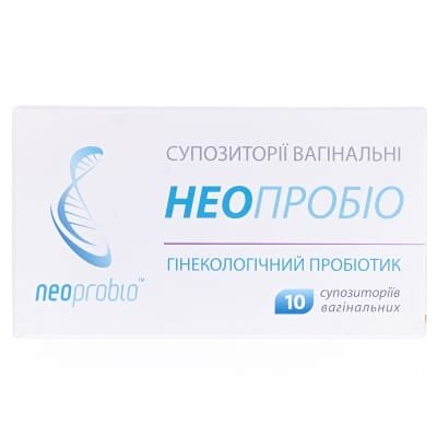 Неопробіо супозиторії вагін. №10