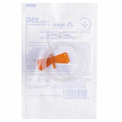 Катетер внутрішньовенний IGAR тип метелик 25G, 1 штука