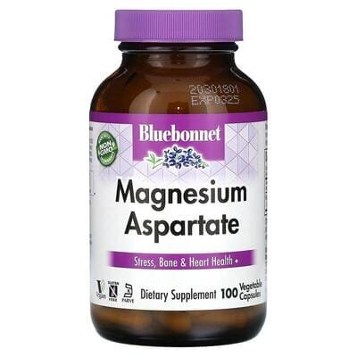 Магній аспартат Bluebonnet Nutrition Magnesium Aspartate, 100 рослинних капсул