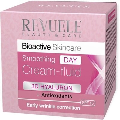 Крем-флюїд для обличчя Revuele Bioactive Skincare 3D Hyaluron Smoothing денний, 50 мл