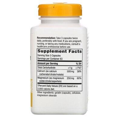 Кальцій та магній Nature's Way Calcium-Magnesium, 250 капсул