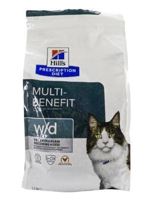 Корм сухий Hill's Prescription Diet m/d Diabetes для котів при діабеті та ожирінні, 1,5 кг