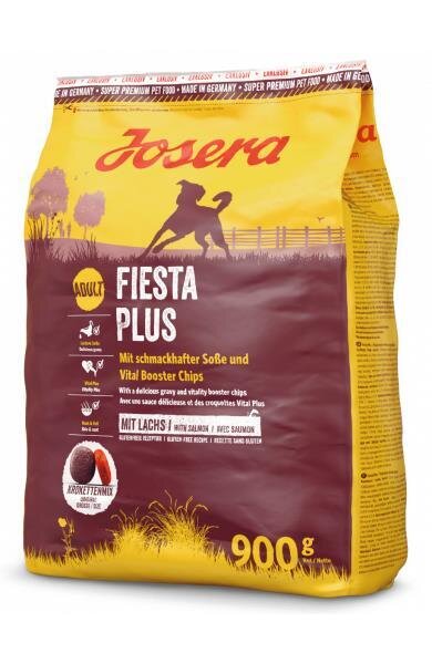 Корм сухий Josera Fiesta Plus для вибагливих собак безглютеновий, 900 г