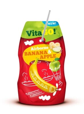 Напій фруктовий VitaGo банановий, 200 мл