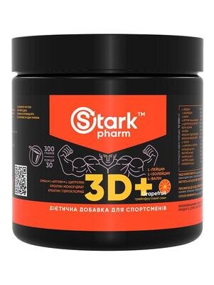 Передтренувальний комплекс Stark Pharm 3D+ грейпфрут, 300 г