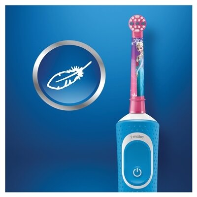 Електрична зубна щітка Braun Oral-B Kids Frozen D100.413.2К дитяча вік 3+