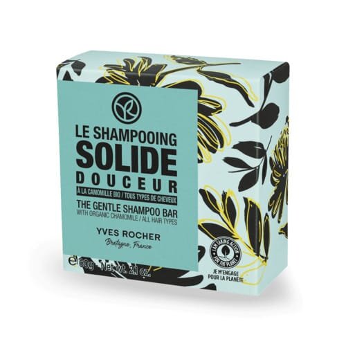 Шампунь твердий Yves Rocher Ніжність для волосся з Ромашкою БІО, 60 г