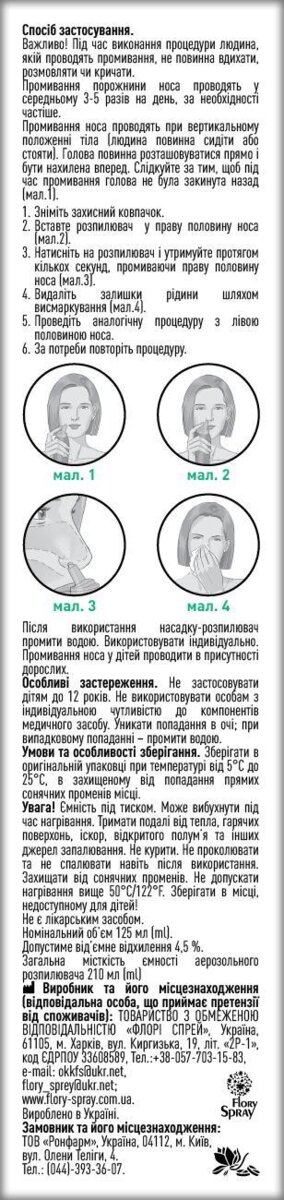 Аква Солін аерозоль назальний по 125 мл у флак.