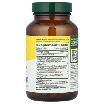 Куркума MegaFood Turmeric Strength для всього тіла, 60 таблеток