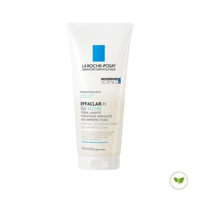Крем-гель La Roche-Posay Effaclar H Iso-Biome очищуючий, заспокійливий для зневодненої чутливої шкіри обличчя та тіла, схильної до недоліків, 200 мл