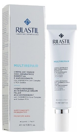 Крем-філлер для обличчя Rilastil Multirepair антиоксидантний живильний проти зморшок, 40 мл