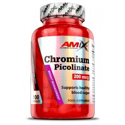 Хрому Піколінат Amix Nutrition Chromium Picolinate капсули по 200 мкг, №100