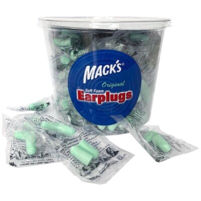 Беруші MACK`S Original Safe Sound із пінопропілену захист від шуму до 32 дБ, 100 пар