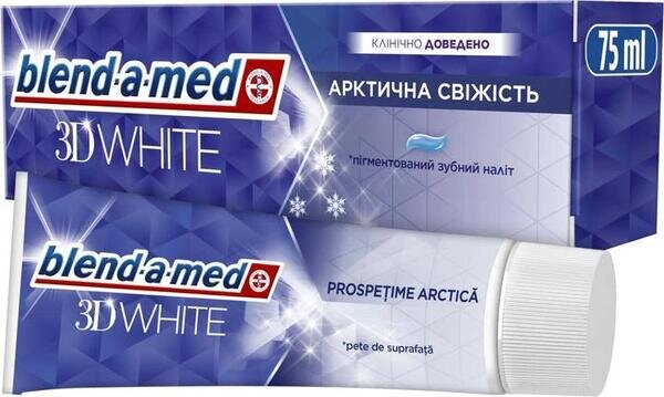 Зубна паста Blend-a-med 3D White Арктична свіжість, 75 мл