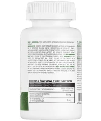 Берберин OstroVit Berberine 10 мг, 90 таблеток