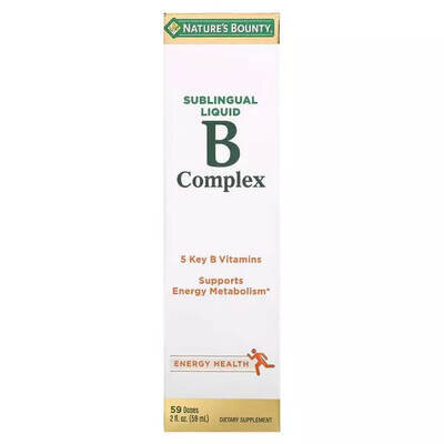 В-Комплекс сублінгвальний Nature's Bounty B-Complex Sublingual Liquid, 59 мл