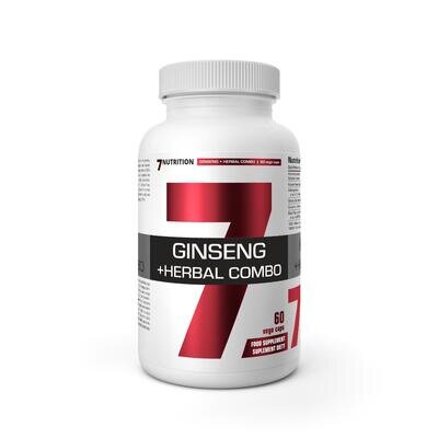 Женьшеню екстракт 7Nutrition Ginseng + Herbal Combo, 60 капсул
