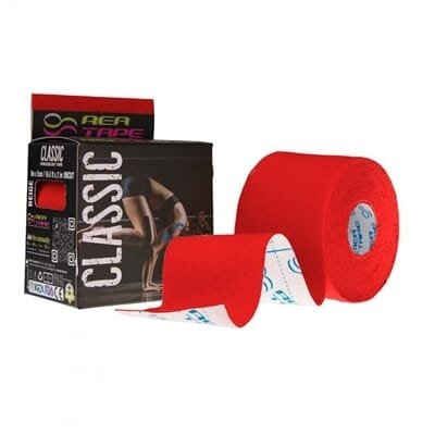 Кінезіо тейп REA TAPE Classic 5 см х 5 м, червоний