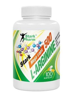 Аргінін Stark Pharm Stark L-Arginine 500 мг, 100 капсул