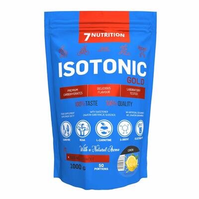 Ізотонік 7Nutrition Isotonic Gold Lemon, 1000 г