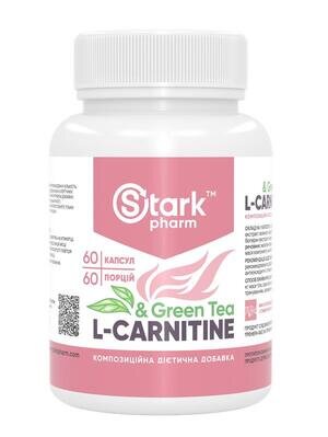 Жироспалювач Stark Pharm Stark L-Carnitine & Green Tea Extract 600 мг, 60 капсул