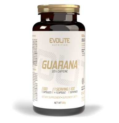 Гуарана Evolite Nutrition Guarana 22% Caffeine, 100 веганських капсул