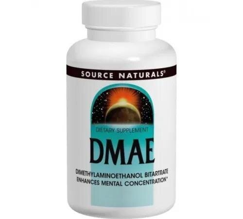 Диметиламіноетанол Source Naturals DMAE 351 мг, 100 капсул