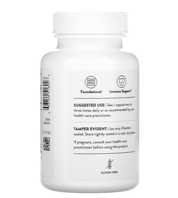 L-лізин Thorne Research L-Lysine 500 мг, 60 капсул