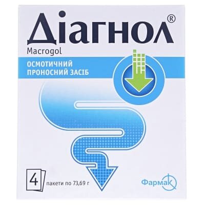 Діагнол порошок д/ор. р-ну 64 г/пак. по 73.69 г №4 у пак.