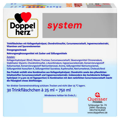 Доппельгерц System Колаген 11.000 Куркума+ Імбир розчин питний по 25 мл №30 у флак.