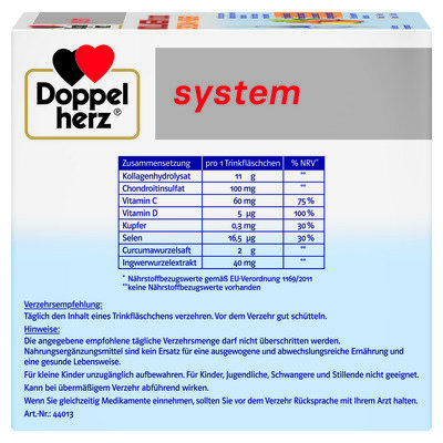 Доппельгерц System Колаген 11.000 Куркума+ Імбир розчин питний по 25 мл №30 у флак.